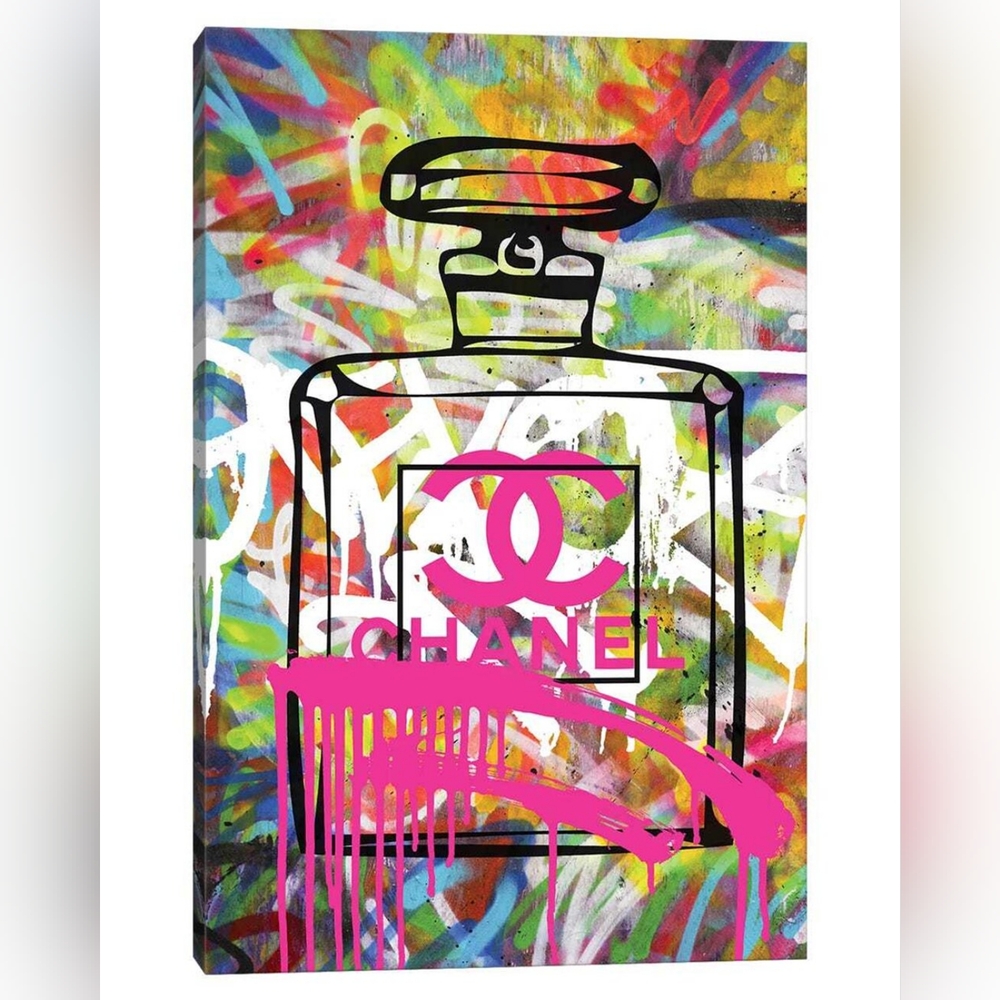 iCanvas Wall Art: Chanel 5 by Morgan Paslier 12" x 8"